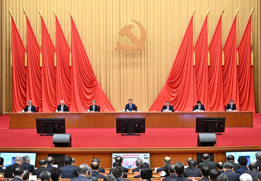 ??1月6日，，，，，中共中央总书记、国家主席、中央军委主席习近平在中国共产党第二十届中央纪律检查委员会第四次全体会议上发表重要讲话。。。。。李强、赵乐际、王沪宁、蔡奇、丁薛祥、李希出席会议。。。。。